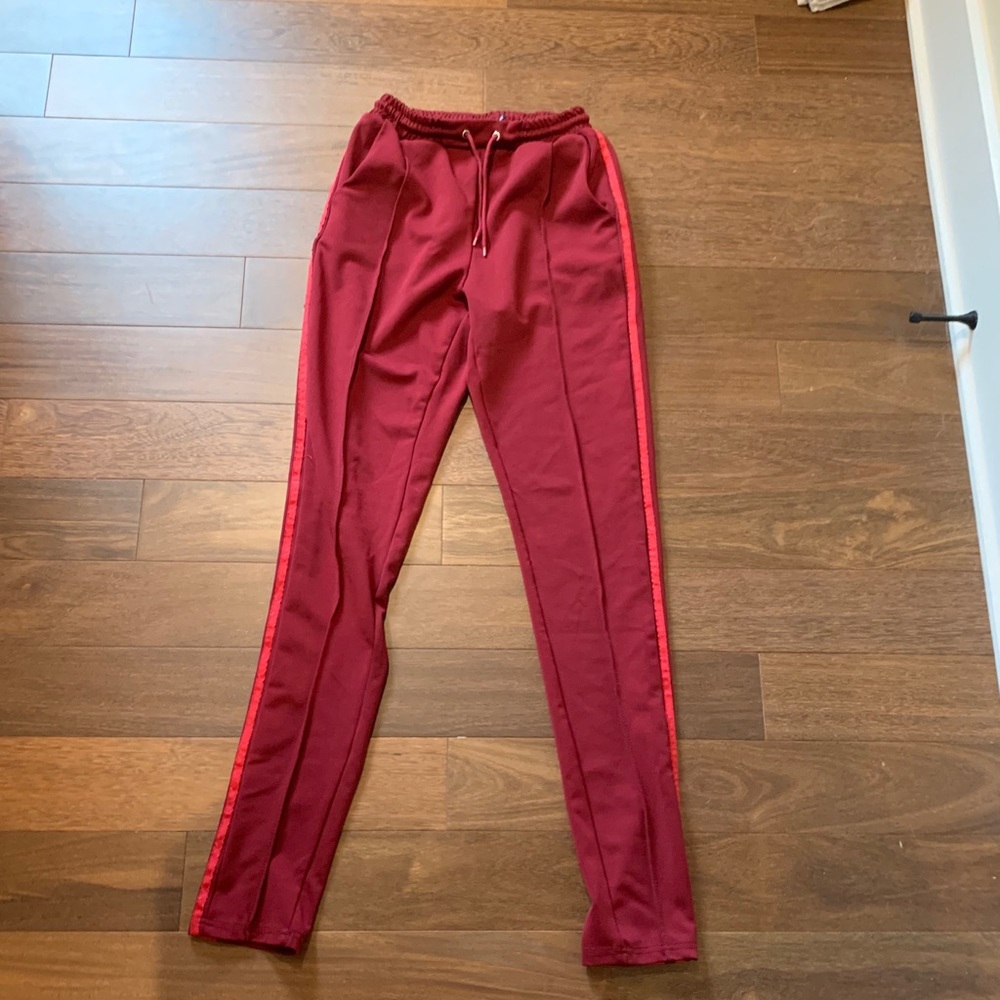 🌟2/25$🌟 Missguided Burgundy Track Pants